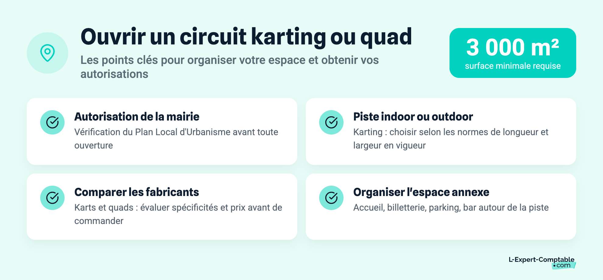 Ouvrir un circuit karting ou quad